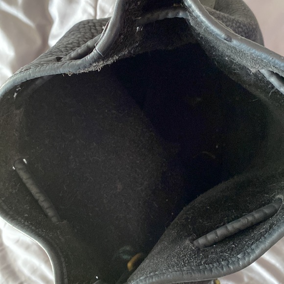 Vintage Dooney and Bourke bucket black purse drawstring - Picture 6 of 16